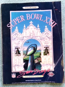 SUPER BOWL XXII SUPER BOWL XXII OFFICIAL GAME PROGRAM 1988 REDSKINS VS BRONCOS - Picture 1 of 4