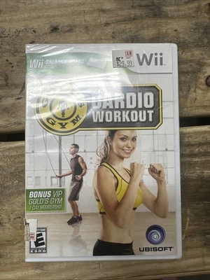 Gold's Gym Cardio Workout (Nintendo Wii, 2009) NEW - Image 1 of 2