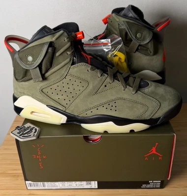 Nike Air Jordan 6 Retro SP "Travis Scott" Olive CN1084-200 DS talla 10 invicto Foto 1 de 4