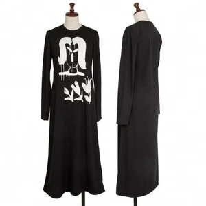 COMME des GARCONS Alisa Yoffe Graphic Printed Long Dress Size XS(K-119468) - Picture 1 of 12