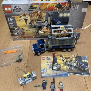 LEGO 75933 Jurassic World T rex Transport Retired Set with Box and Manual - Picture 1 of 10