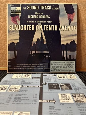 Slaughter on Tenth Avenue –  1958. Original Soundtrack LP – Decca DL-8657 – EX - Image 1 of 4