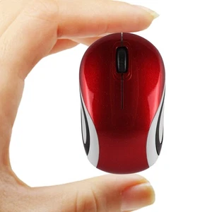 Wireless Mouse Cute Mini Computer Mouse Small Size Pocket Portable Compact Tr... - Picture 1 of 8