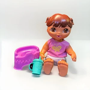 Dora The Explorer Ready For Potty Dora Puppe 2012 mit Zubehör - funktioniert! - Bild 1 von 1