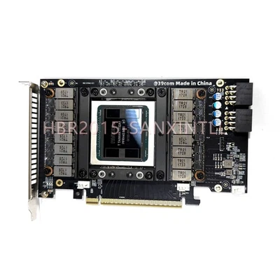 NVIDIA Tesla V100 16GB GPU SXM2 + GPU SXM2 To PCIE Adapter Card - Image 1 of 4