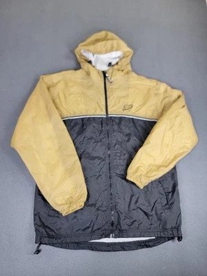 Chaqueta Purdue Boilermakers Para Hombre Mediana Dorada Negra NCAA Baloncesto Starter Con Capucha Foto 1 de 4