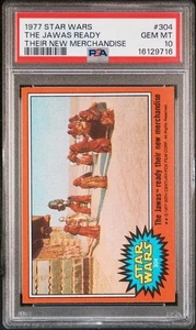 1977 Topps Star Wars #304 "The Jawas ready their new merchandise" 1977 PSA 10 - Picture 1 of 1
