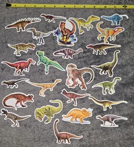 Dinosaurier Vinyl Aufkleber Abziehbilder (25 Stck. Lot) Cartoons Schule Wissenschaft Jap Anime Spaß - Bild 1 von 4