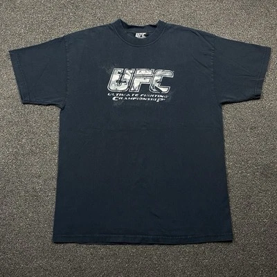 Vintage UFC Shirt Mens XL Black Y2K Graphic T Short Sleeve Fighting MMA - Image 1 of 4