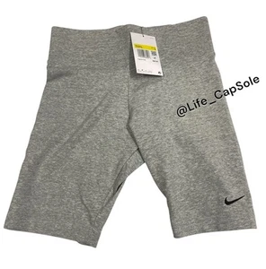 Pantalones Cortos de Motociclista Nike Talla S Ropa Deportiva Clásicos Wns Cintura Alta 8" DB3905-063 Gris - Imagen 1 de 7