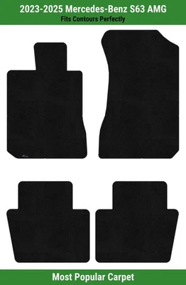 Передние и задние коврики Lloyd Ultimat для Mercedes-Benz S63 AMG 2023-2025 годов выпуска  - Изображение 1 из 4