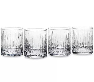 NEW Reed & Barton Soho Whiskey Cocktail Crystal Glasses 12 oz - Set of 4 - Image 1 of 2