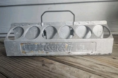 Винтажный алюминиевый контейнер для бутылок Coca Cola 1950-х или 60-х годов упаковка 12 шт. - Изображение 1 из 4