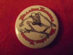 Hillside Heroes Skelett Skater Button Badge sin usar - Imagen 1 de 2