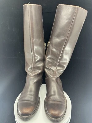 J Crew 及膝靴 - 18132 邓普顿。 棕色 7.5 码 有些磨损看图片 — 第 1/4 张图片