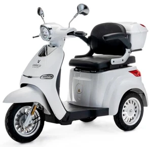 VELECO Cristal Scooter Eléctrico de 3 Ruedas Mayores Minusvalido 1000W BLANCO - Imagen 1 de 9