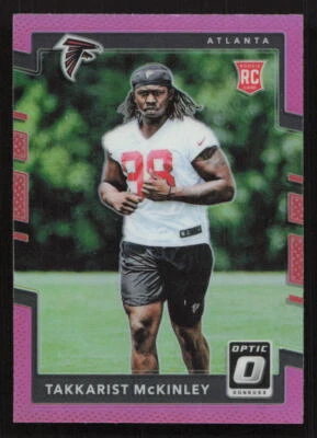 2017 Donruss Optic Takkarist McKinley Pink RC Rookie #150 Card - Image 1 of 2