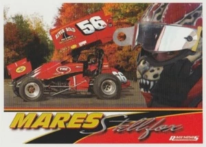 Mares Stellfox Team 56 Racing World Of Outlaws WOO Sprint Car postcard - Picture 1 of 2
