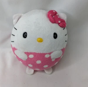 Ty Hello Kitty Sanrio Round Ball Plush 2014 Stuffed Animal Toy - Picture 1 of 9
