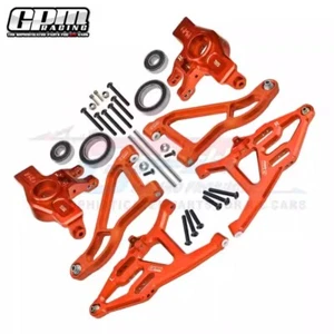 GPM 7075Alu Knuckle Arm+6061Alu Front Up & Low Suspension Arm For TRAXXAS UDR US - Picture 1 of 7