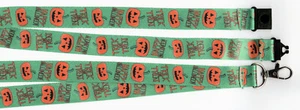 1 x HAPPY HALLOWEEN Printed Spooky Fun Cute Breakaway Strap Lanyard: FREE UK P&P - Picture 1 of 1