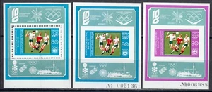 Bulgaria 1973 MNH Mi Block 42,42B & Block 43 Sc 2108 Olympics. Soccer. Space ** - Picture 1 of 2