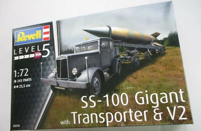 REVELL® 03310 1:72 SS-100 Gigant with Transporter & V2 NEU OVP
