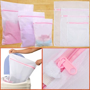 Conjunto de ropa interior lencería calcetines red bolsa malla lavadora lavandería con cremallera 6 piezas - Imagen 1 de 11