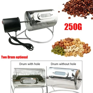 110V 220V Home Kitchen Electric Coffee Bean Roaster Machine Stainless Steel 250G - Picture 1 of 16