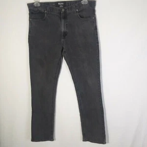 MICHAEL KORS Jeans Taylored Fit Dark Gray Distressed Denim Mens Size 34/30 Pants - Picture 1 of 12
