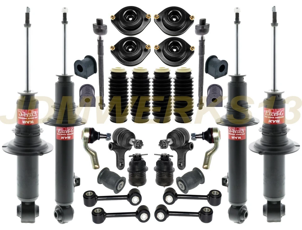 KIT DE RECONSTRUCCIÓN DE SUSPENSIÓN Y AMORTIGUADORES KYB para TOYOTA SUPRA 86 87 88 89 90 91 92 A70 Foto 1 de 3