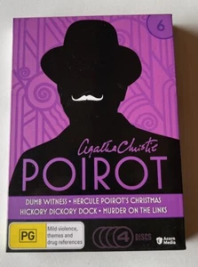 Agatha Christie's POIROT Volume 6 - All Region ( 4 Discs) - Picture 1 of 3