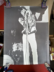 Póster de personalidad vintage en blanco y negro de los Rolling Stones de Mick Jagger - Imagen 1 de 8