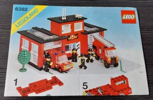 Lego Bauanleitung 6382 Feuerwehr Wache Alt - Bild 1 von 2
