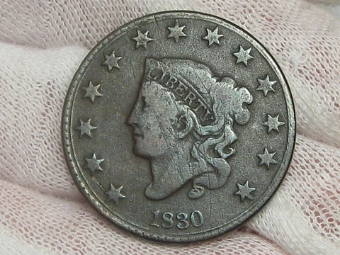 1830 Large Cent.  #16 Cover