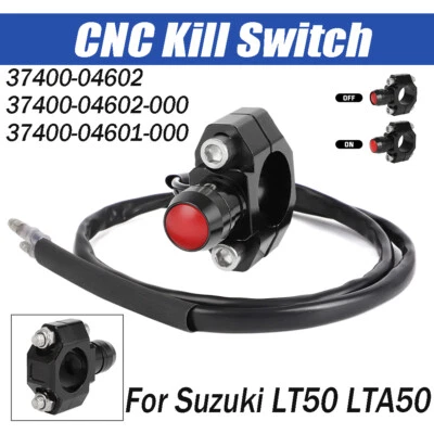Kill Switch For Suzuki LT50 LTA50 On/Off Button Switch #37400-04602 Stop Switch - Image 1 of 4