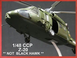 Bronco 1/48 CCP Z-20 Helicopter * NOT BLACK HAWK * diecast model - USA Shipping - Picture 1 of 12