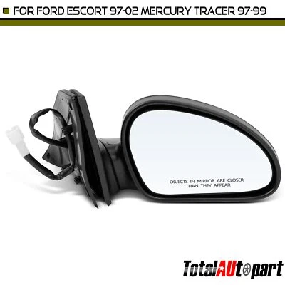 Espejo retrovisor eléctrico para Ford Escort 1997-2002 Mercury Tracer 1997-1999 lado del pasajero Foto 1 de 4