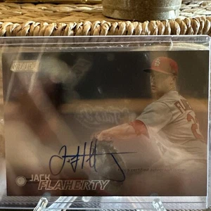 2023 Topps Stadium Club - Autographs Rainbow Foil #SCBA-JF Jack Flaherty 1/10 au - Picture 1 of 8