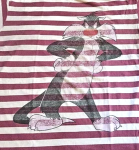 Camisa de dormir Looney Tunes vintage años 90 para mujer Sylvester OS - Imagen 1 de 8
