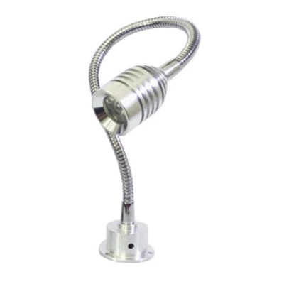 LUMINTURS 3W LED Picture Light Flexible Pipe Spotlight Night Wall Mount Lamp Jewelry Store