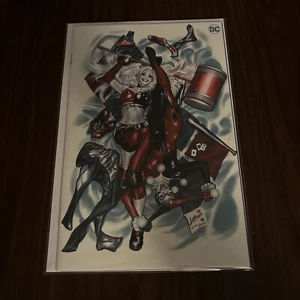 BATMAN ADVENTURES #16 LOBOS HARLEY QUINN ADAM HUGHES CONVERGENCE VIRGIN VARIANT - Picture 1 of 3