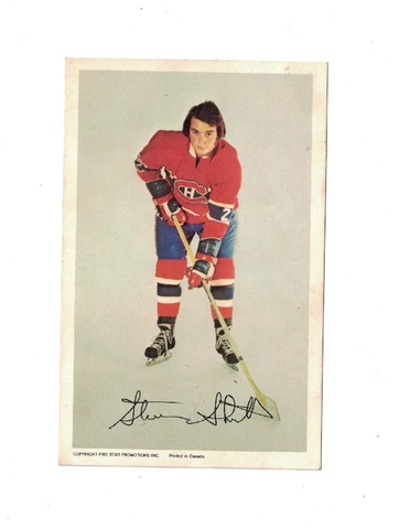 Steve Shutt Montreal Canadiens 1970s Pro Star Postcard Cover