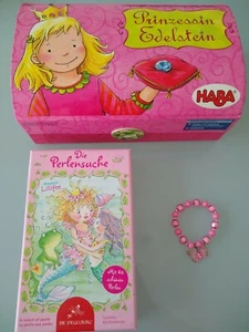 2 Spiele Haba Prinzessin Edelstein+ Lillifee " Die Perlensuche"von Die Spiegelbu - Bild 1 von 3