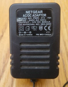 Netgear PWR-012-701 12v 800mA DC PSU - Picture 1 of 3