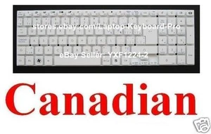Keyboard for Gateway NV76R NV76R02h NV76R03h NV55S NV55S05u - CA Canadian - Picture 1 of 2