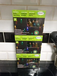 Smart Solar Bulb String Lights Garden Outdoor Decor Lamp Multicolor - Bottles x3 - Picture 1 of 4