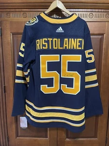 50th Anniversary Adidas Rasmus Ristolainen Buffalo Sabres Signed Jersey -52 - Picture 1 of 13
