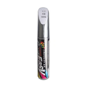 Argento Penna Ritocco Carrozzeria Auto Copri Graffi Vernice Riparazione - Foto 1 di 12