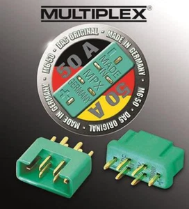 MPX 50A (100A) NUEVO M6 1 par 6 pines original Multipex enchufe de alta corriente hembra - Imagen 1 de 1